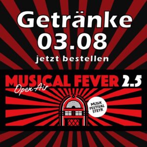 FEVER 2.5, Getränkebestellung am 03.08.2025