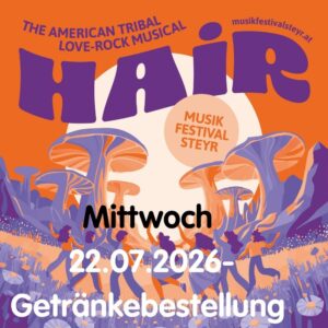 HAIR, Getränkebestellung am 22.07.2026